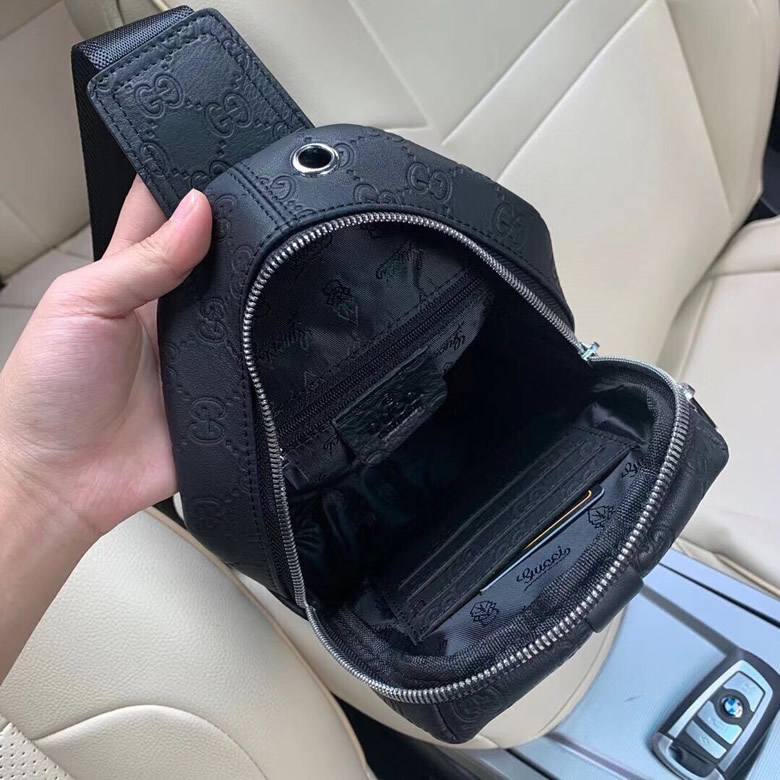 頂級原單Gucci私人訂制古奇新款G家胸包胸包￥1480.00的图片-高仿古奇包包Gucci、高仿古奇男包Gucci