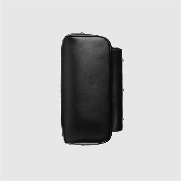 原單406370 GUCCI古馳動物造型金屬鉚釘真皮雙肩包￥1980.00的图片-高仿古奇包包Gucci、高仿古奇男包Gucci