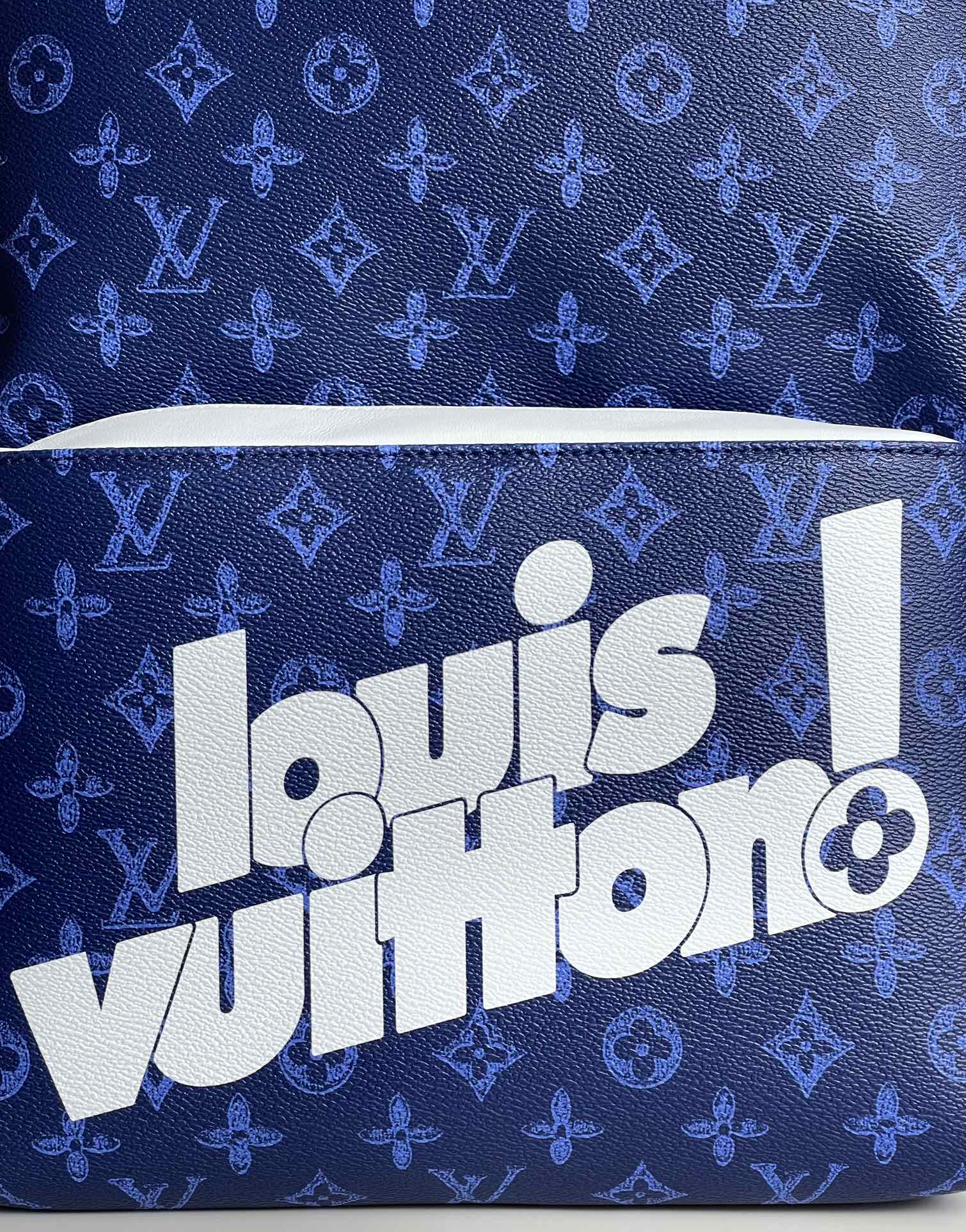 LV 原單雙肩包取材復古 Monogram 塗層帆佈的图片-高仿LV包包、高仿lv女包