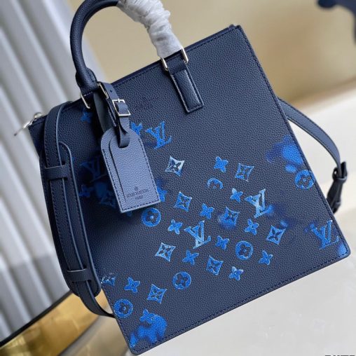 LV高仿男包官網 LVSacPlat Zippé 公文包M57843藍色￥1980.00