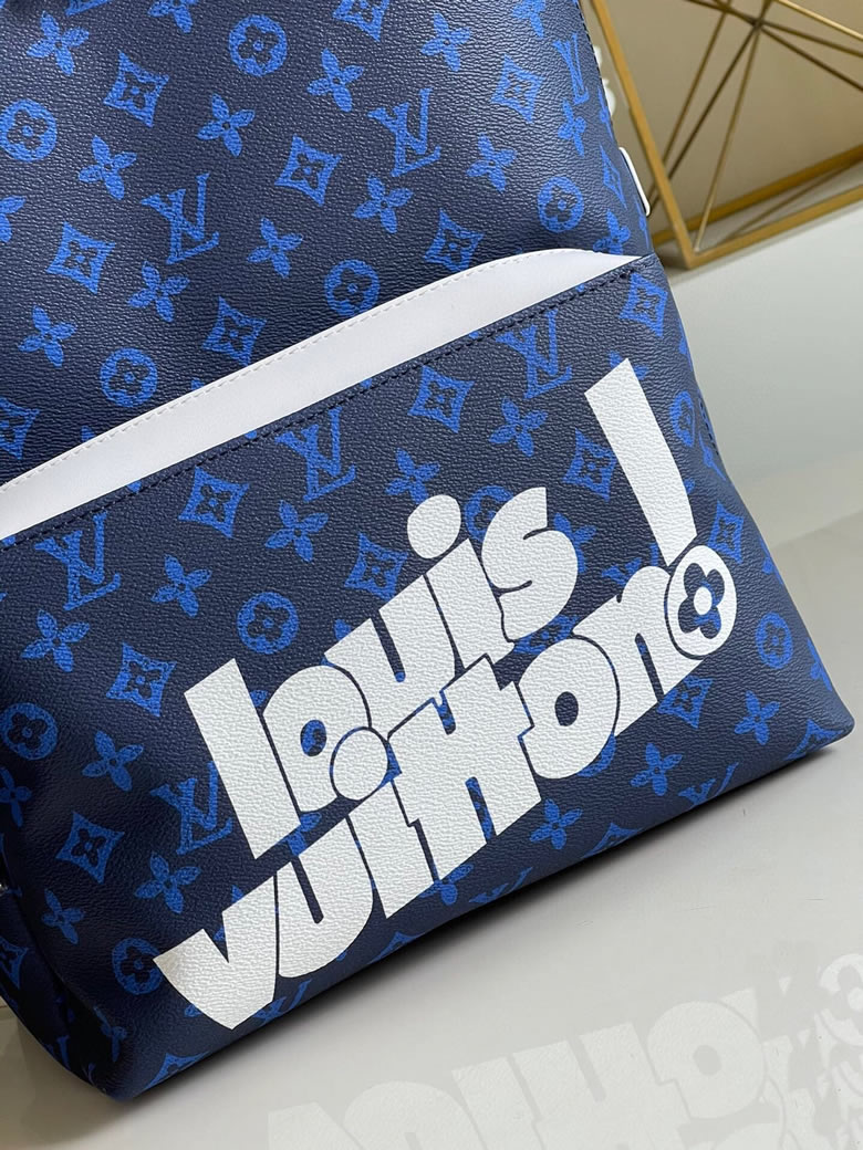 LV高仿男包圖片 LVMonogramEclipse雙肩包M46118藍花¥1880.00的图片-高仿LV包包、高仿lv男包 LV高仿男包圖片 LVMonogramEclipse雙肩包M46118藍花¥1880.00的图片-高仿LV包包、高仿lv男包