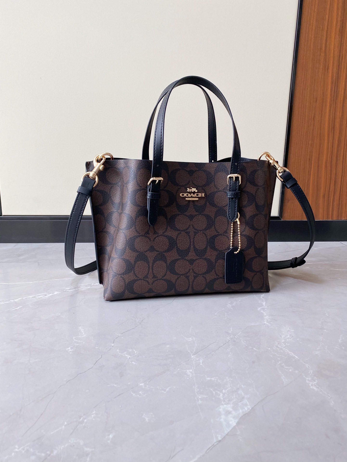 P360 款號C4250 COA** Mollie Tote 25 小號托特一比一高仿蔻馳包的图片-高仿蔻馳包包coach