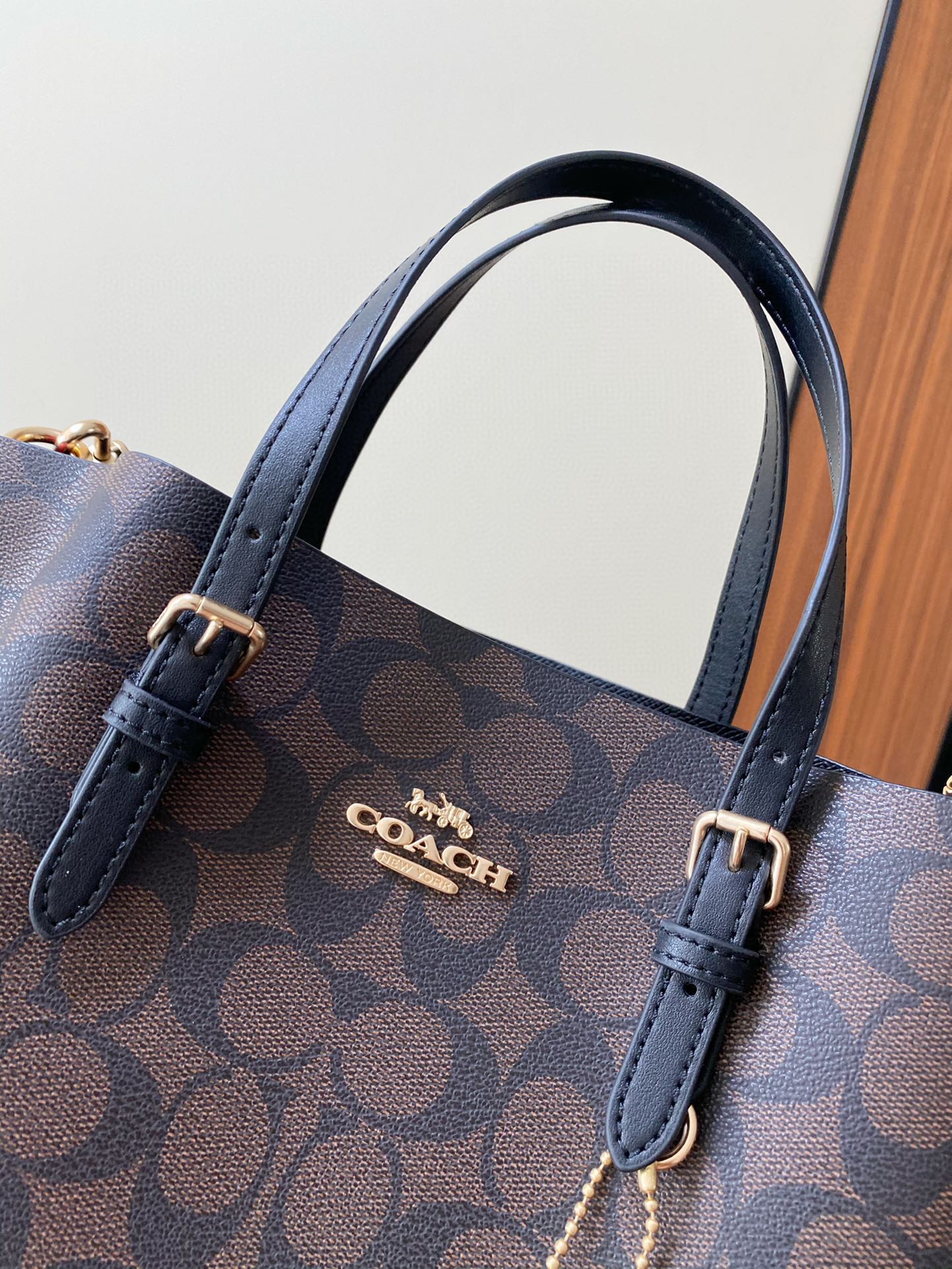 P360 款號C4250 COA** Mollie Tote 25 小號托特一比一高仿蔻馳包的图片-高仿蔻馳包包coach
