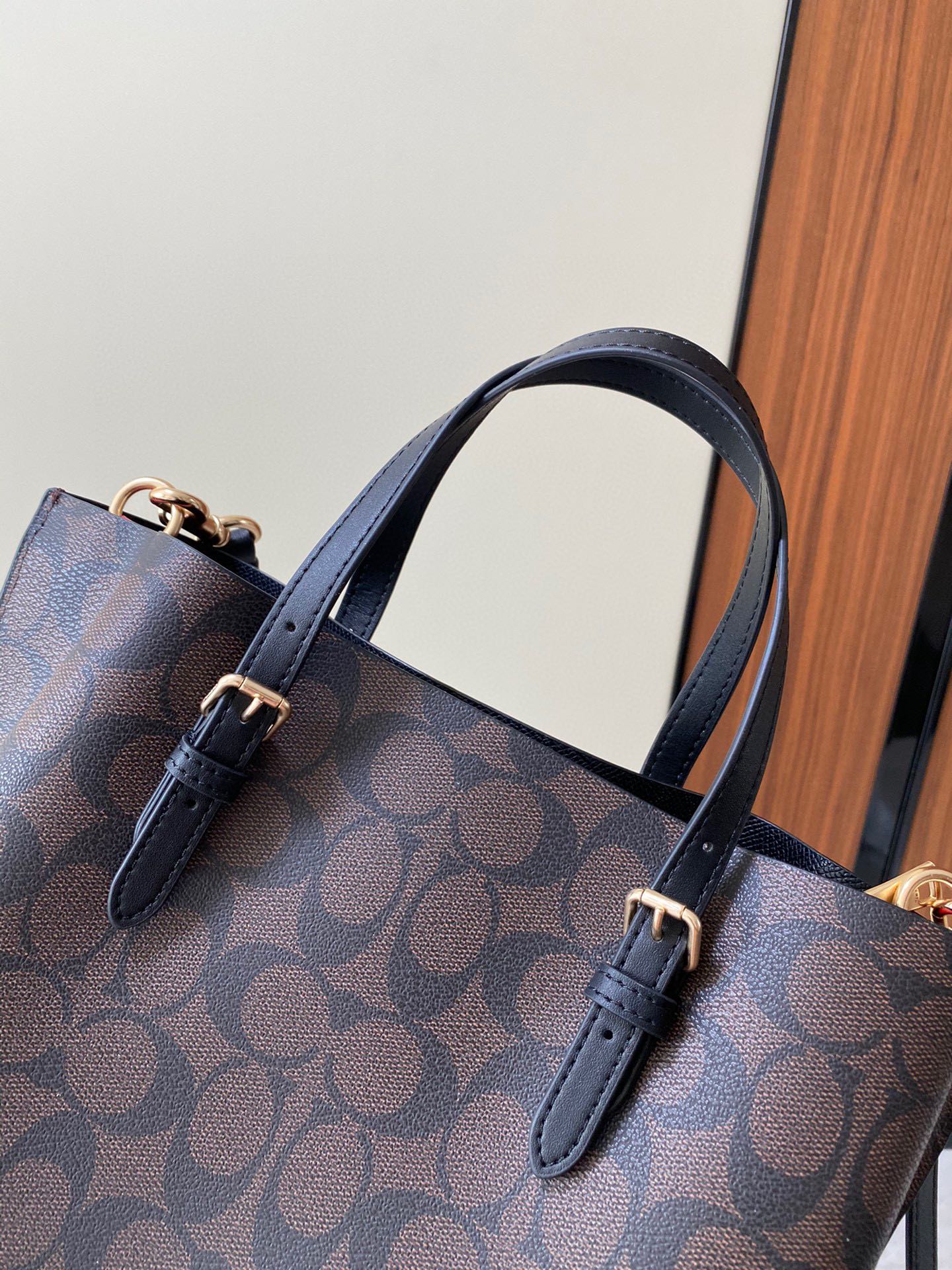 P360 款號C4250 COA** Mollie Tote 25 小號托特一比一高仿蔻馳包的图片-高仿蔻馳包包coach