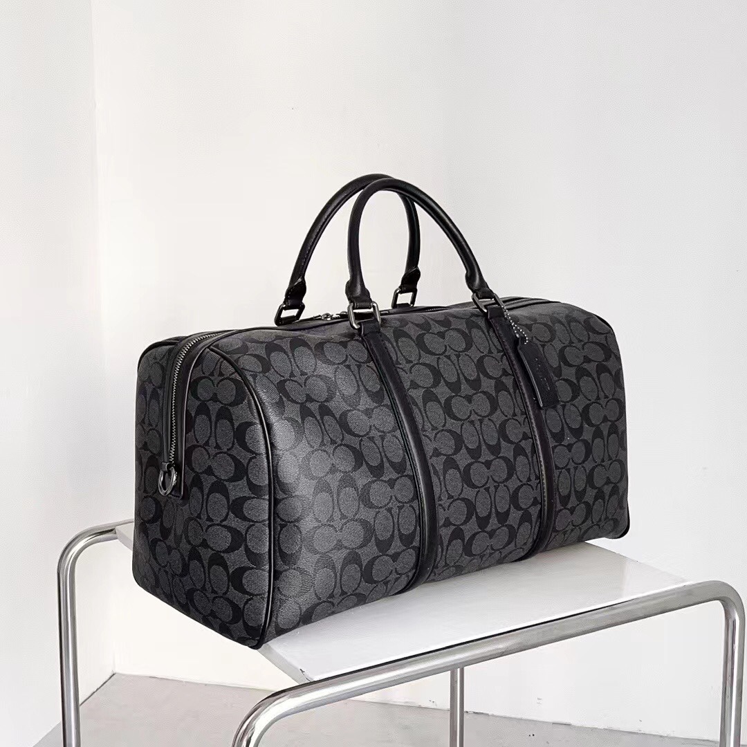 頂級高仿包蔻馳P500 C5305 最新老花時尚旅行包的图片-高仿蔻馳包包coach