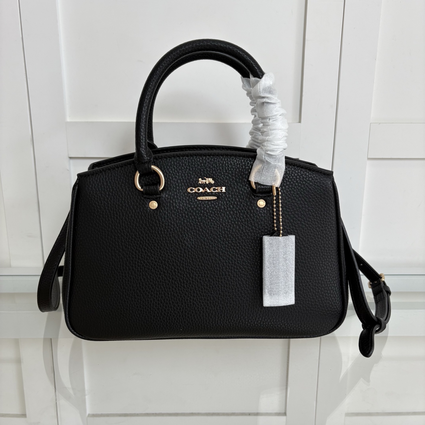 高仿包COACH/蔻馳奧萊女士老花SAVANNAH小號CARRYALL手提斜挎包的图片-高仿蔻馳包包coach