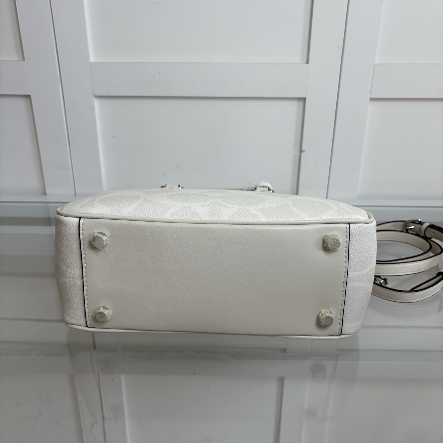 高仿包COACH/蔻馳奧萊女士老花SAVANNAH小號CARRYALL手提斜挎包的图片-高仿蔻馳包包coach