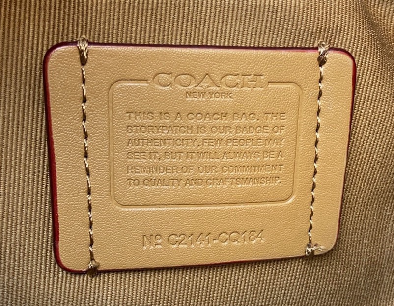 一比一原單包COACH/蔻馳中古腋下法棍包麻將包的图片-高仿蔻馳包包coach