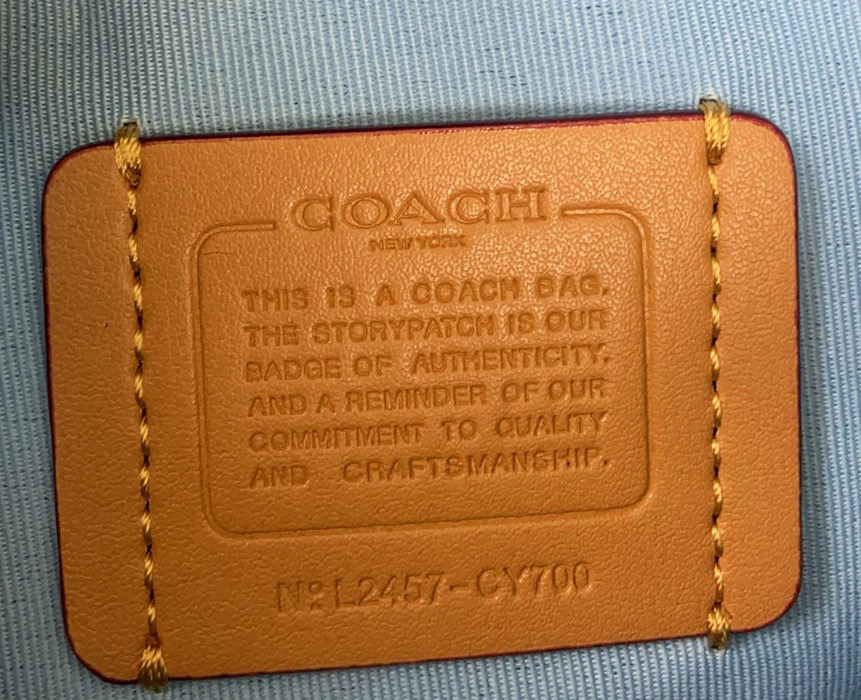 頂級高仿包COACH/蔻馳中古腋下法棍包老花麻將包的图片-高仿蔻馳包包coach