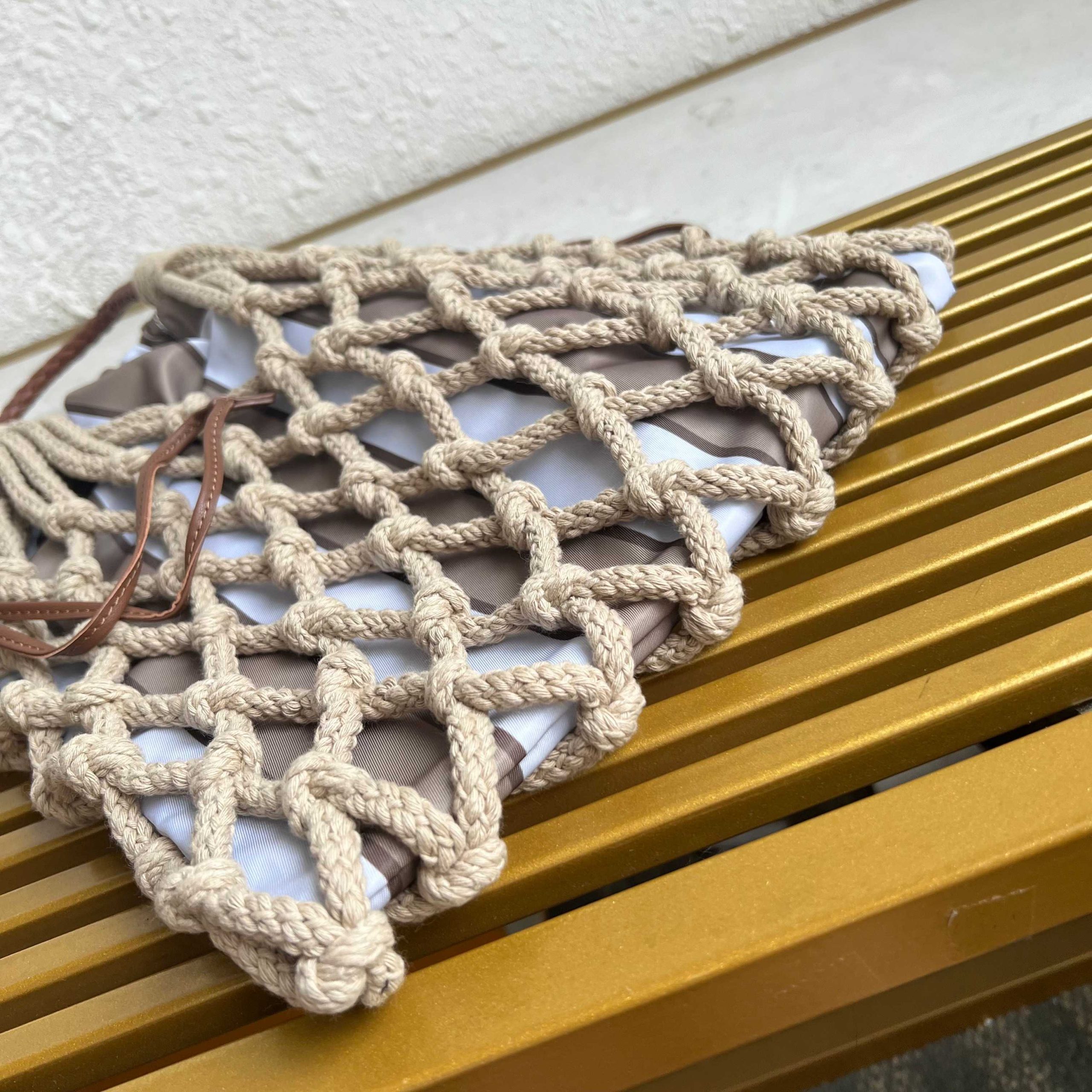 【頂級原單】新品編織1BC111棉質花邊手袋一比一高仿包普拉達的图片-高仿普拉达包包 【頂級原單】新品編織1BC111棉質花邊手袋一比一高仿包普拉達的图片-高仿普拉达包包