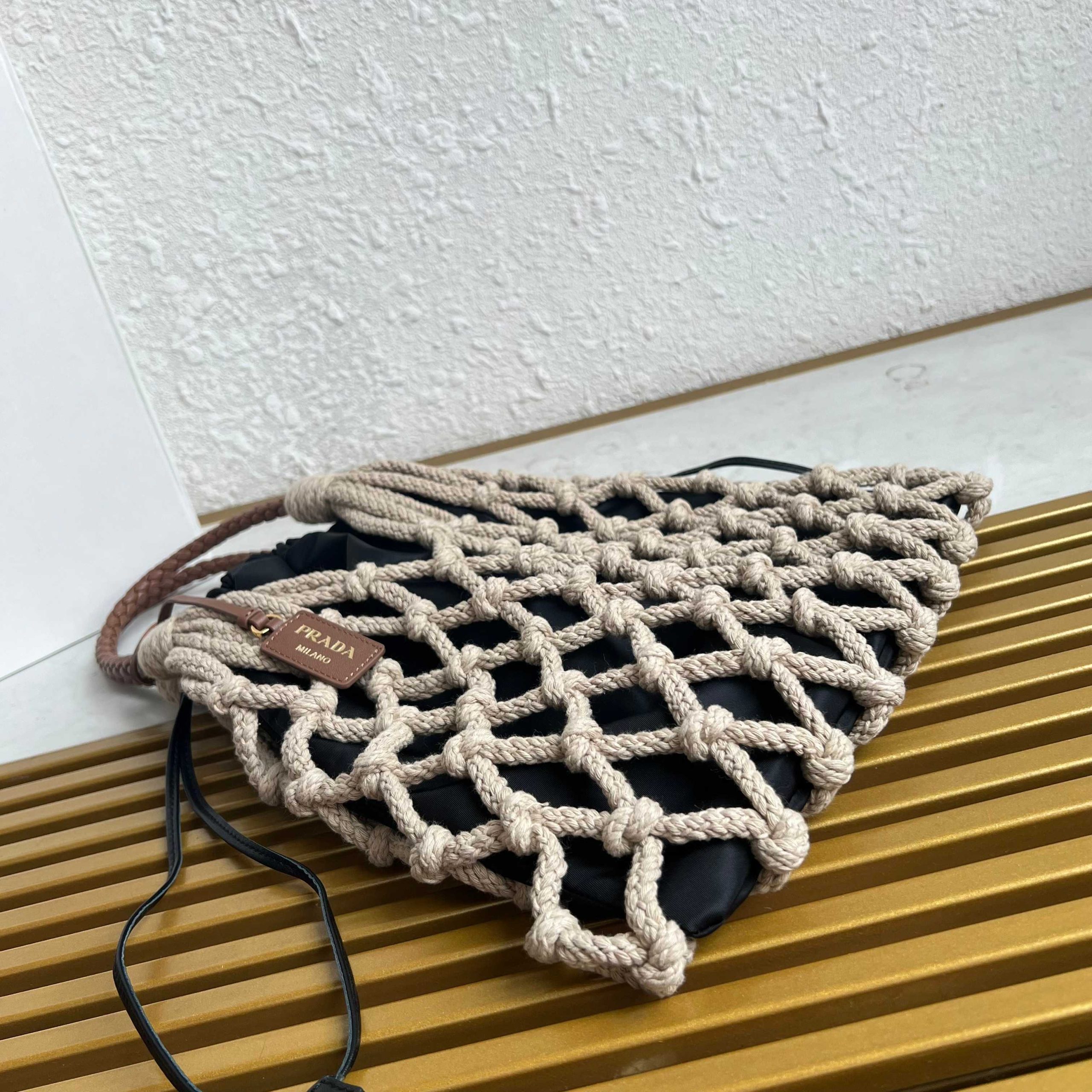 【頂級原單普拉達】1BC111棉質花邊手袋一比一高仿包的图片-高仿普拉达包包 【頂級原單普拉達】1BC111棉質花邊手袋一比一高仿包的图片-高仿普拉达包包