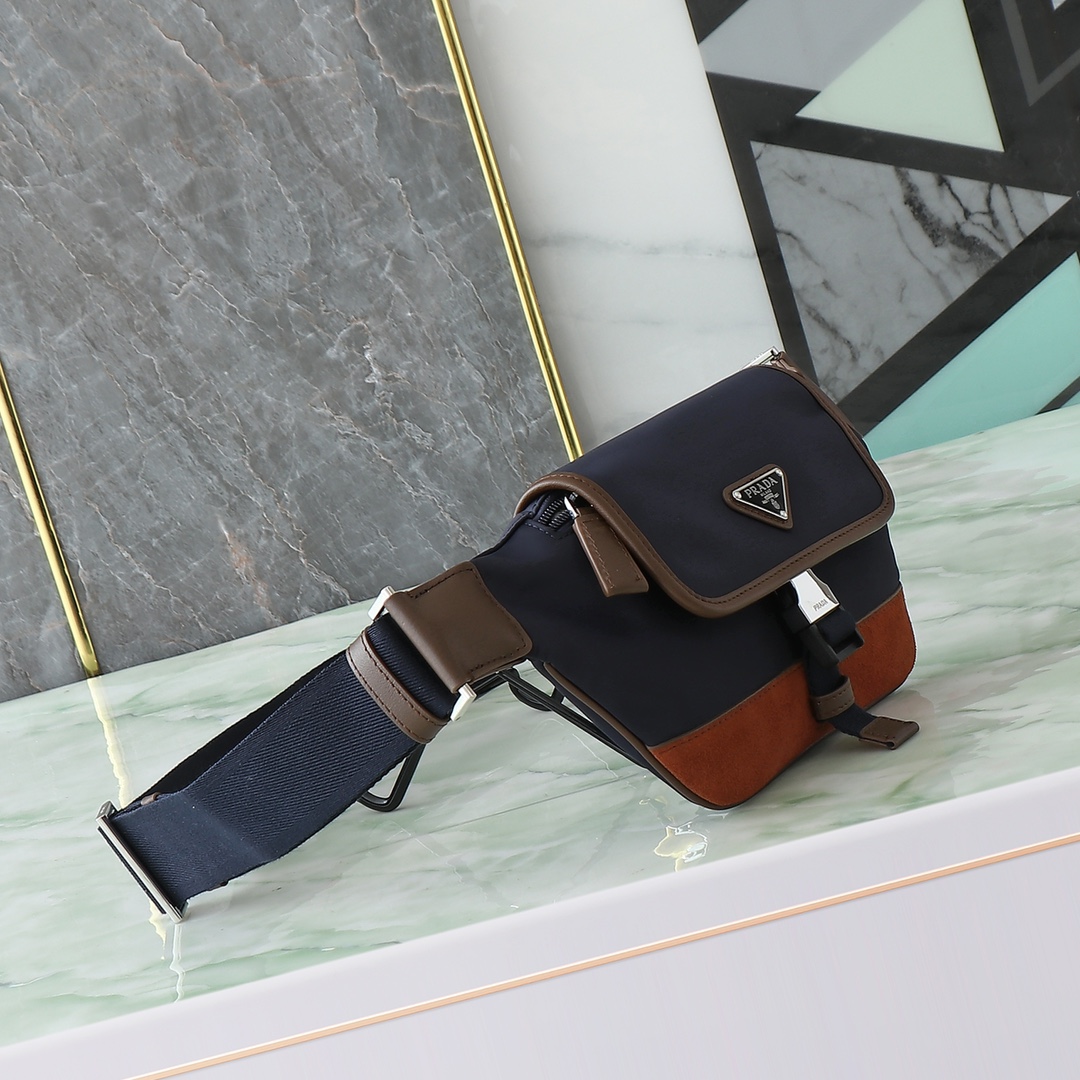 原單包普拉達新款腰包2VH176百搭時尚單肩包的图片-高仿普拉达包包