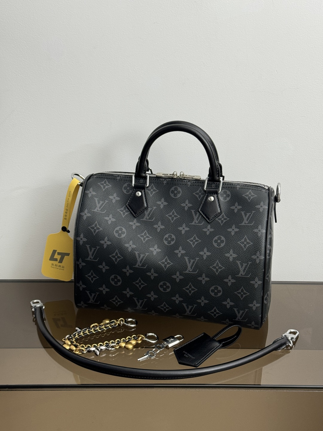 【特級原廠原單包】 Speedy Soft 30手袋 型號: M15102 動態芯片版的图片-高仿LV包包、高仿lv女包