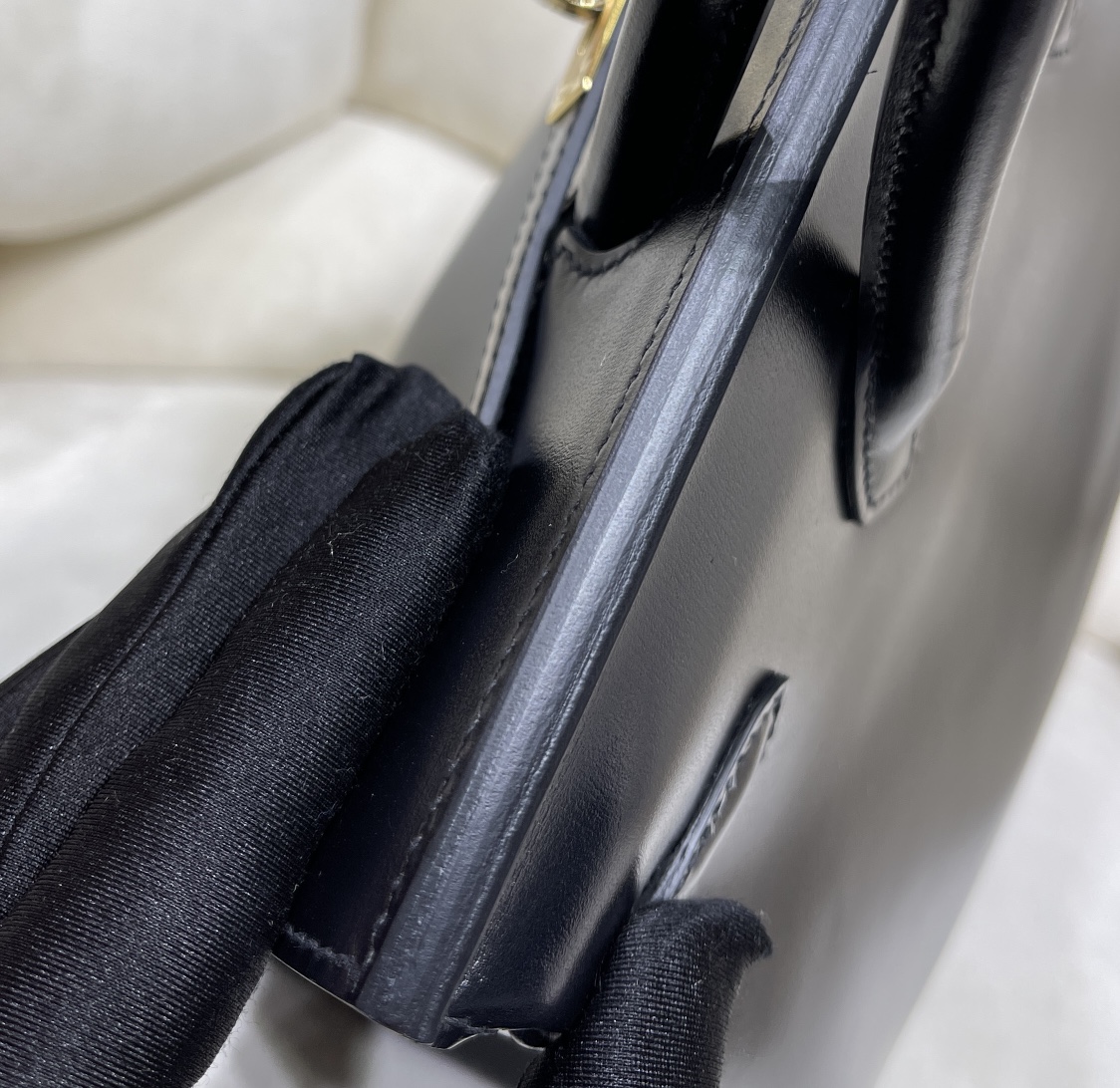 愛馬仕高仿包Birkin 鉑金 25cm 原廠進口亮面Box皮【黑色】金扣的图片-高仿愛馬仕包包Hermes、高仿愛馬仕男包Hermes