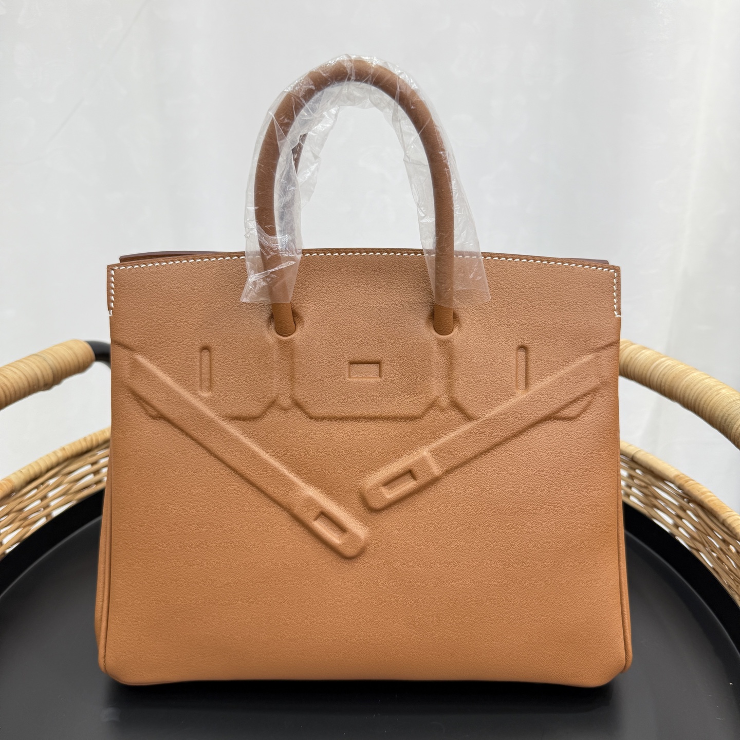 愛馬仕幻影鉑金包 25cm 原廠進口Swift皮【金棕】銀扣 限量版 專櫃同步的图片-高仿愛馬仕包包Hermes、高仿愛馬仕女包Hermes