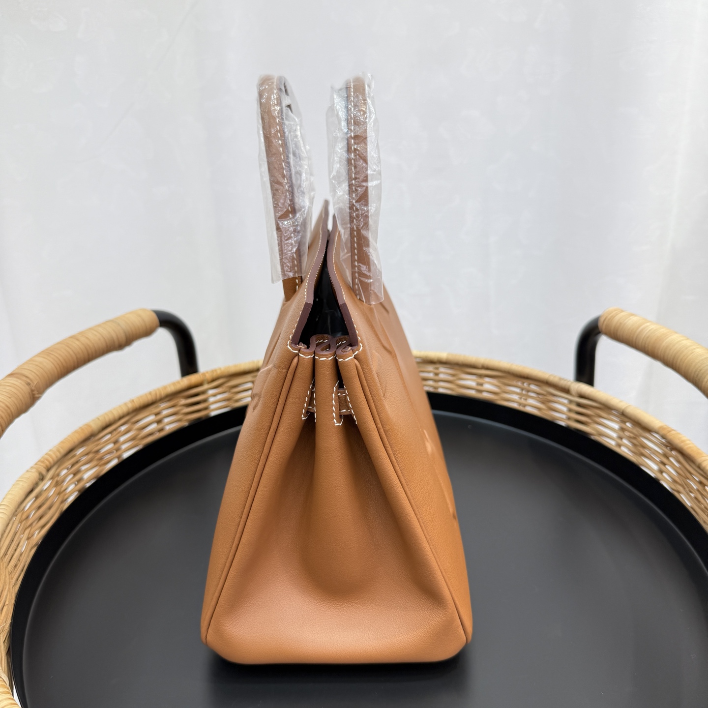 愛馬仕幻影鉑金包 25cm 原廠進口Swift皮【金棕】銀扣 限量版 專櫃同步的图片-高仿愛馬仕包包Hermes、高仿愛馬仕女包Hermes