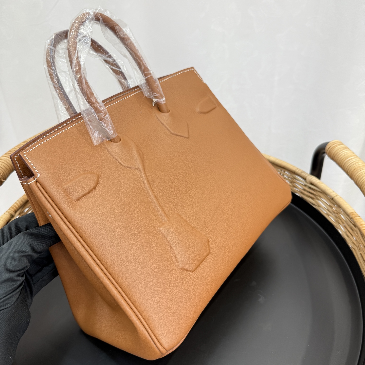 愛馬仕幻影鉑金包 25cm 原廠進口Swift皮【金棕】銀扣 限量版 專櫃同步的图片-高仿愛馬仕包包Hermes、高仿愛馬仕女包Hermes