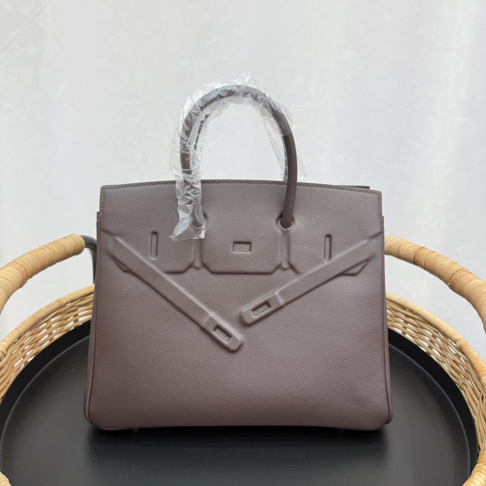 幻影鉑金包 25cm 原廠進口Swift皮【馬鞍紅】銀扣 限量版愛馬仕原單包包